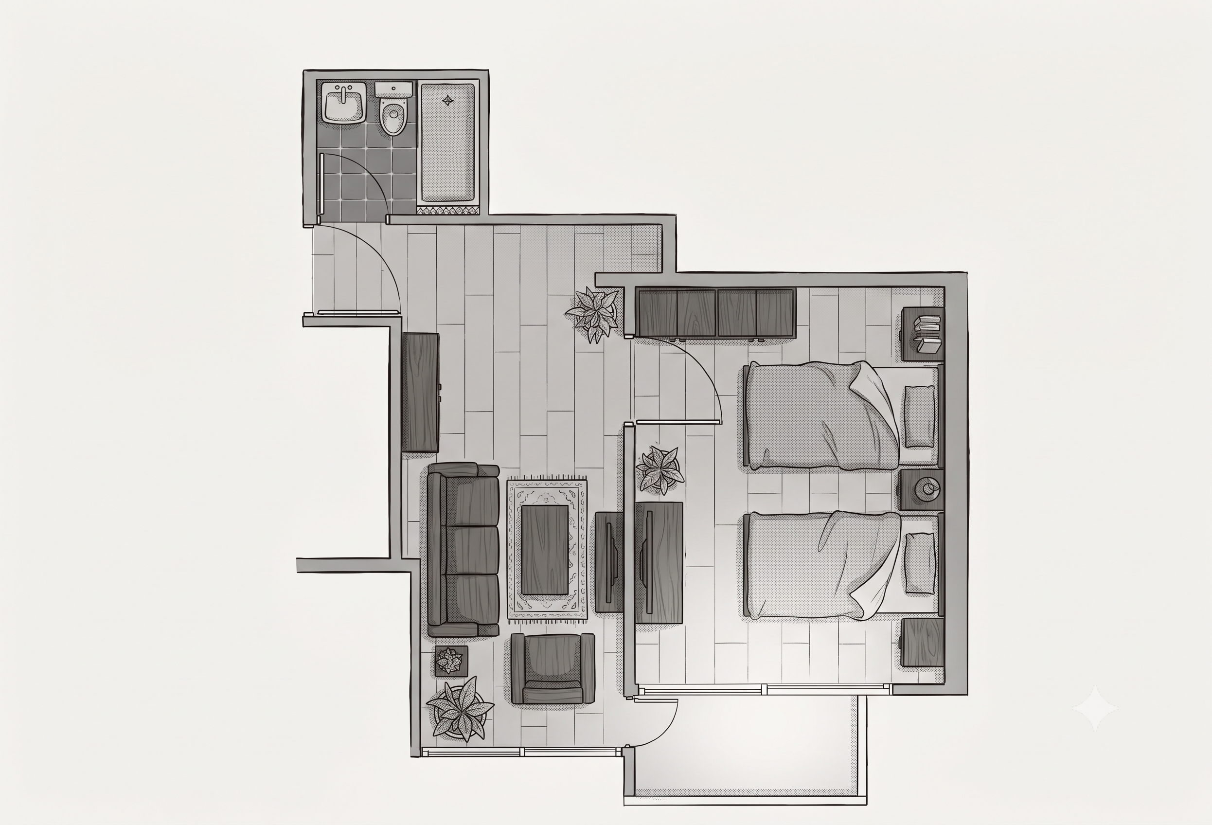 Classic Suite — floor plan