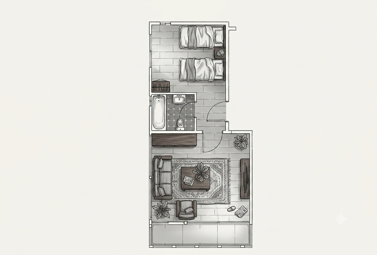 Royal Suite A — floor plan