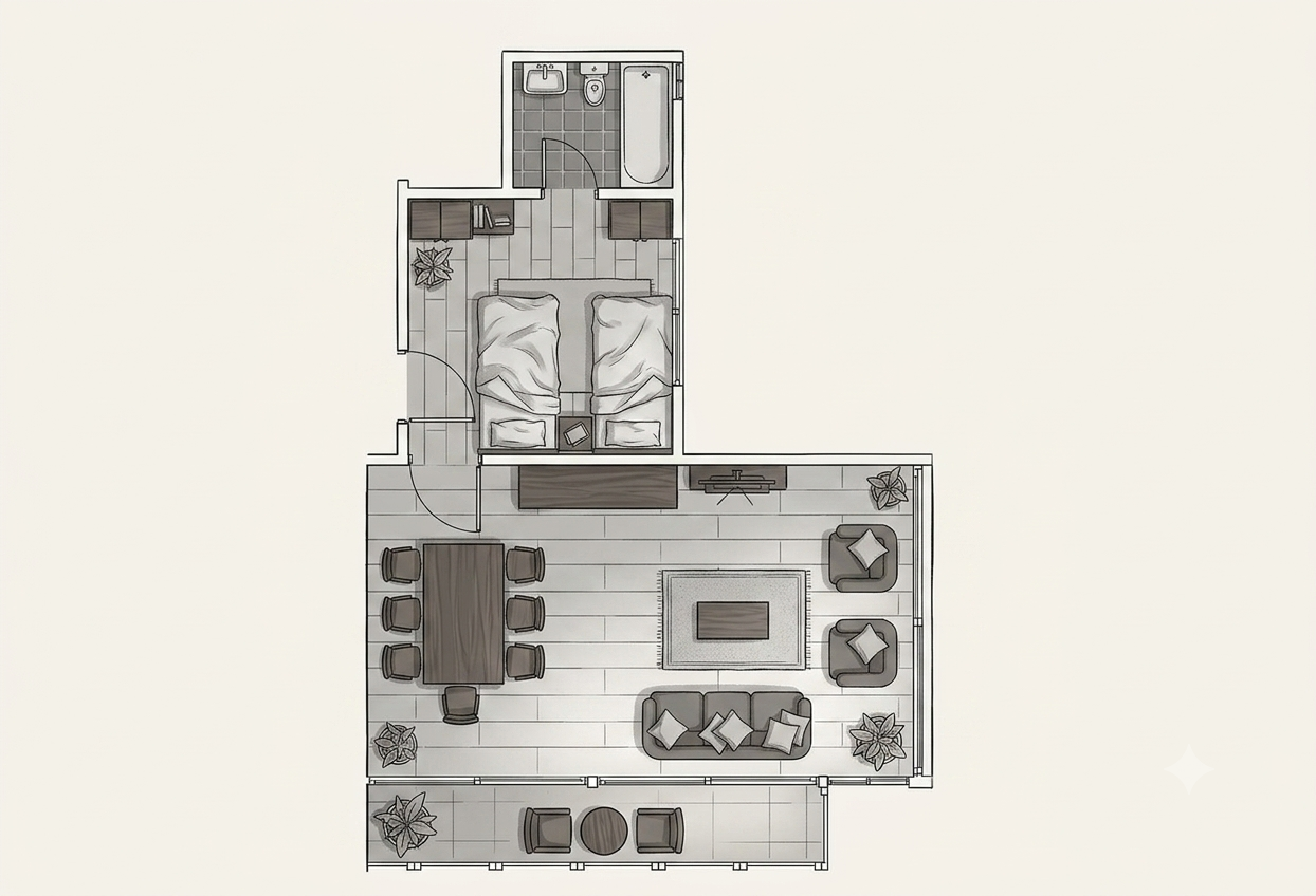 Royal Suite B — floor plan